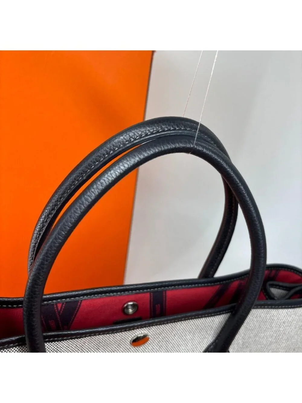 Hermes Garden Party 36 Bolduc Ribbon Tote